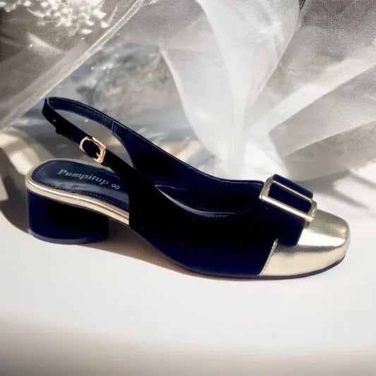 BG Monarch Luxe Slingback Block Heels PIU_212