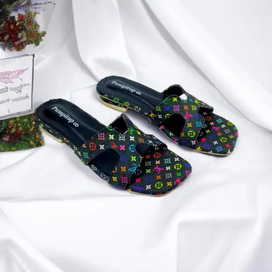 Black Hermes_LV Block heel Sandal PIU_154