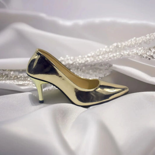 Golden Reflected Comfy Court Shoe PIU_29
