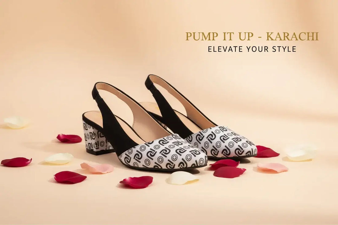 Premium ladies block heel shoes by PumpItUp — shop online with delivery across Karachi