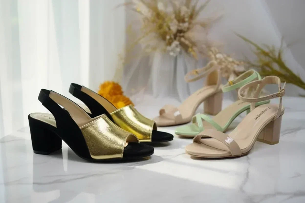 Block heel sandals for women in Pakistan — styling guide for every occasion by PumpItUp