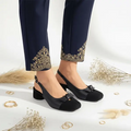 BB Bow Legacy Slingback PIU_217 Imported Sofa Rexine ladies shoes PumpItUp.pk