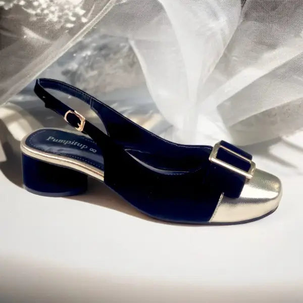 BG Monarch Luxe Slingback Block Heels PIU_212