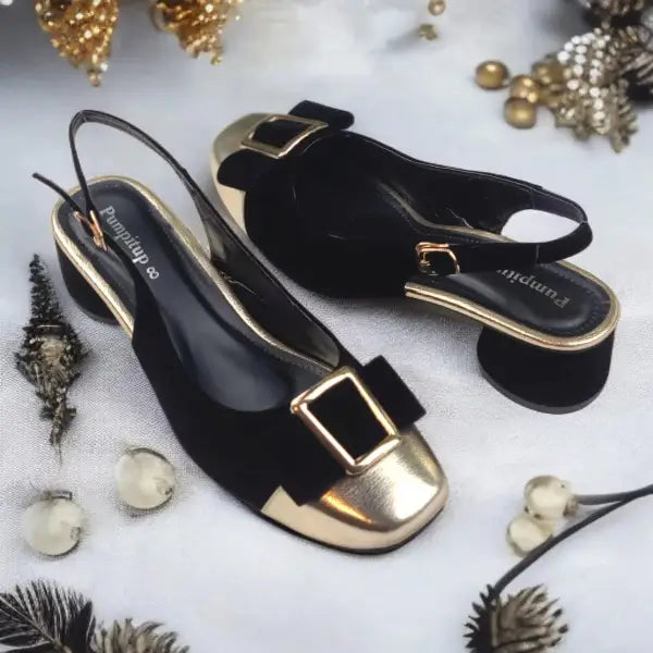 BG Monarch Luxe Slingback Block Heels PIU_212