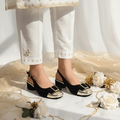 BG Monarch Luxe Slingback Block Heels PIU_212 Amarah & Patent Rexine ladies shoes PumpItUp.pk