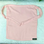 Baby Pink Half Niqab HB-55 – Soft, breathable Double Georgette modest wear by Hijabiyana by PumpItUp