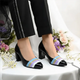 Black Aurora Glow Block Heel PIU_183