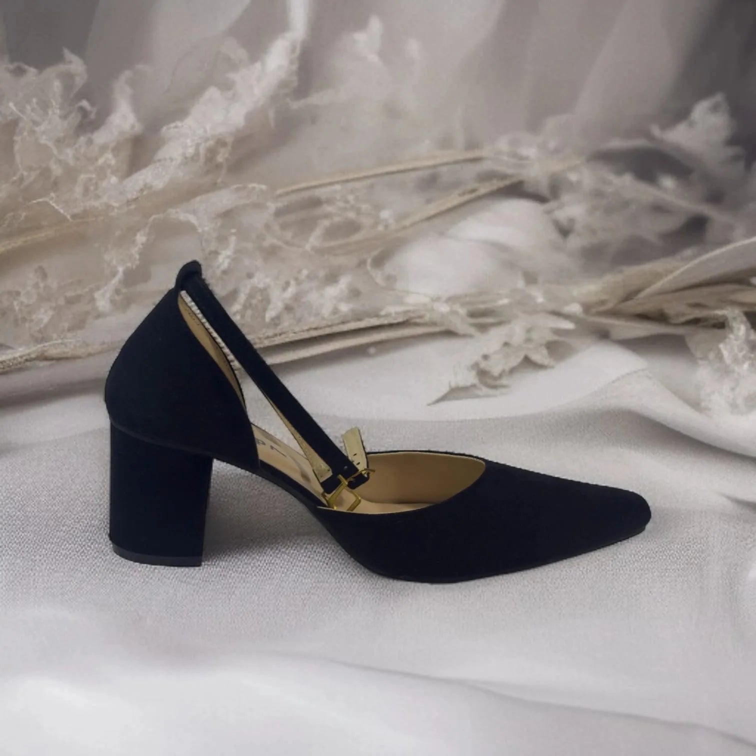 Black Block Heel Pump PIU_03