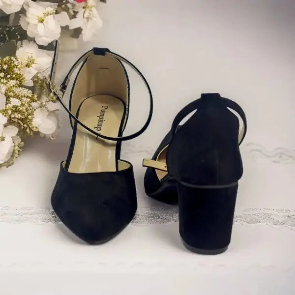 Black Block Heel Pump PIU_03