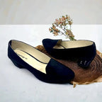 Black Comfy Block heel Pump PIU_145