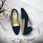Black Comfy Block heel Pump PIU_145