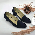 Black Comfy Block heel Pump PIU_145