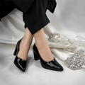Crocodile Block Heel Pump PIU_141 Crocodile Leather Rexine ladies shoes PumpItUp.pk