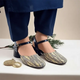 Black & Gold Dusk Heels Block Heel PIU_230