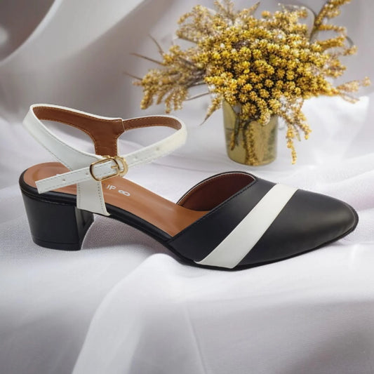 Black Grace Block Heels PIU_200