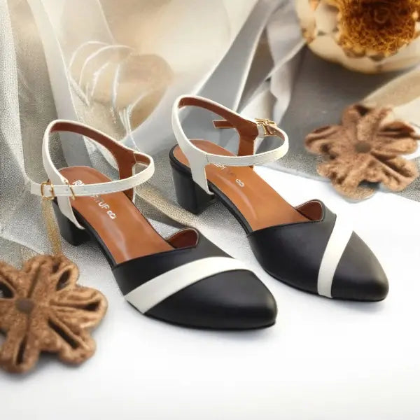 Black Grace Block Heels PIU_200