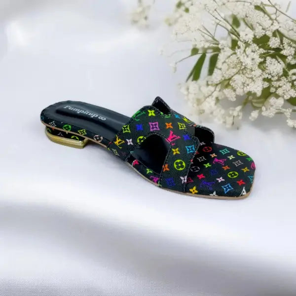 Black Hermes_LV Block heel Sandal PIU_154