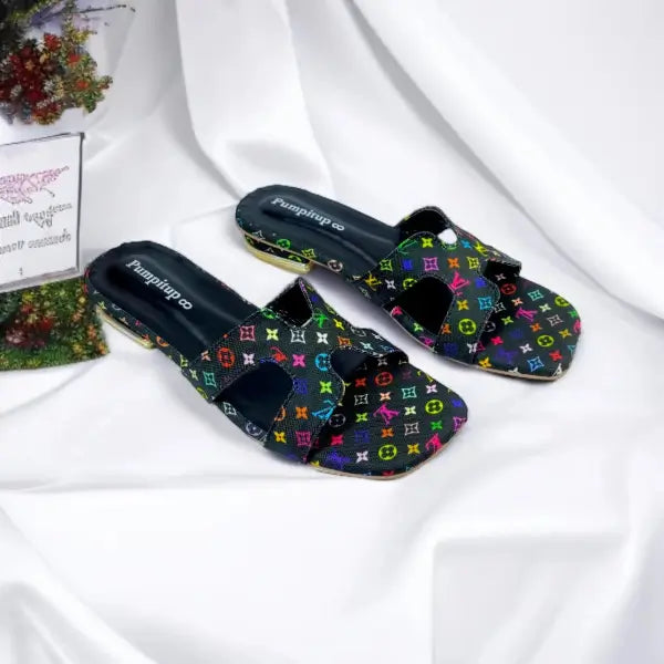 Black Hermes_LV Block heel Sandal PIU_154