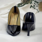 Black Reflected Comfy Court Shoe PIU_151