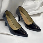 Black Reflected Comfy Court Shoe PIU_151