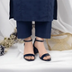 Black Yaro Block Heel Sandal PIU_164