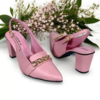 Blush Pink Dove Slingback Block Heel PIU_266 PIU_266 sofa rexine ladies shoes PumpItUp.pk