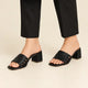 Bracies Black Block Heels PIU_ 297