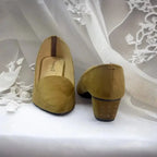 Brown Comfy Block heelA Pump PIU_110