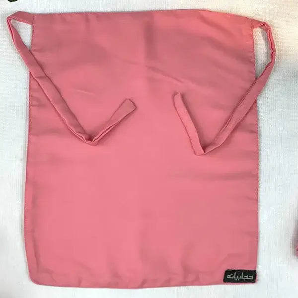 Candy Pink Half Niqab HB-69 – Lightweight Double Georgette Modest Wear by Hijabiyana