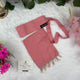 Candy Pink Saudi Niqab with Beads (HB-14)