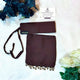 Chocolate Brown Saudi Niqab With Beads (HB-46)