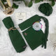Dark Green Saudi Niqab Set (HB-19)