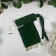 Dark Green Saudi Niqab With Beads (HB-18)