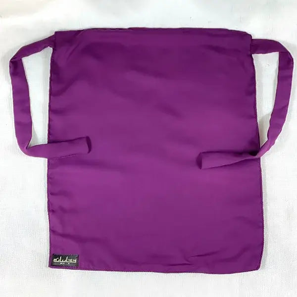 Dark Purple Half Niqab HB-57 – Lightweight Double Georgette Modest Wear by Hijabiyana