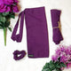 Dark Purple Half Niqab Set (HB-58)