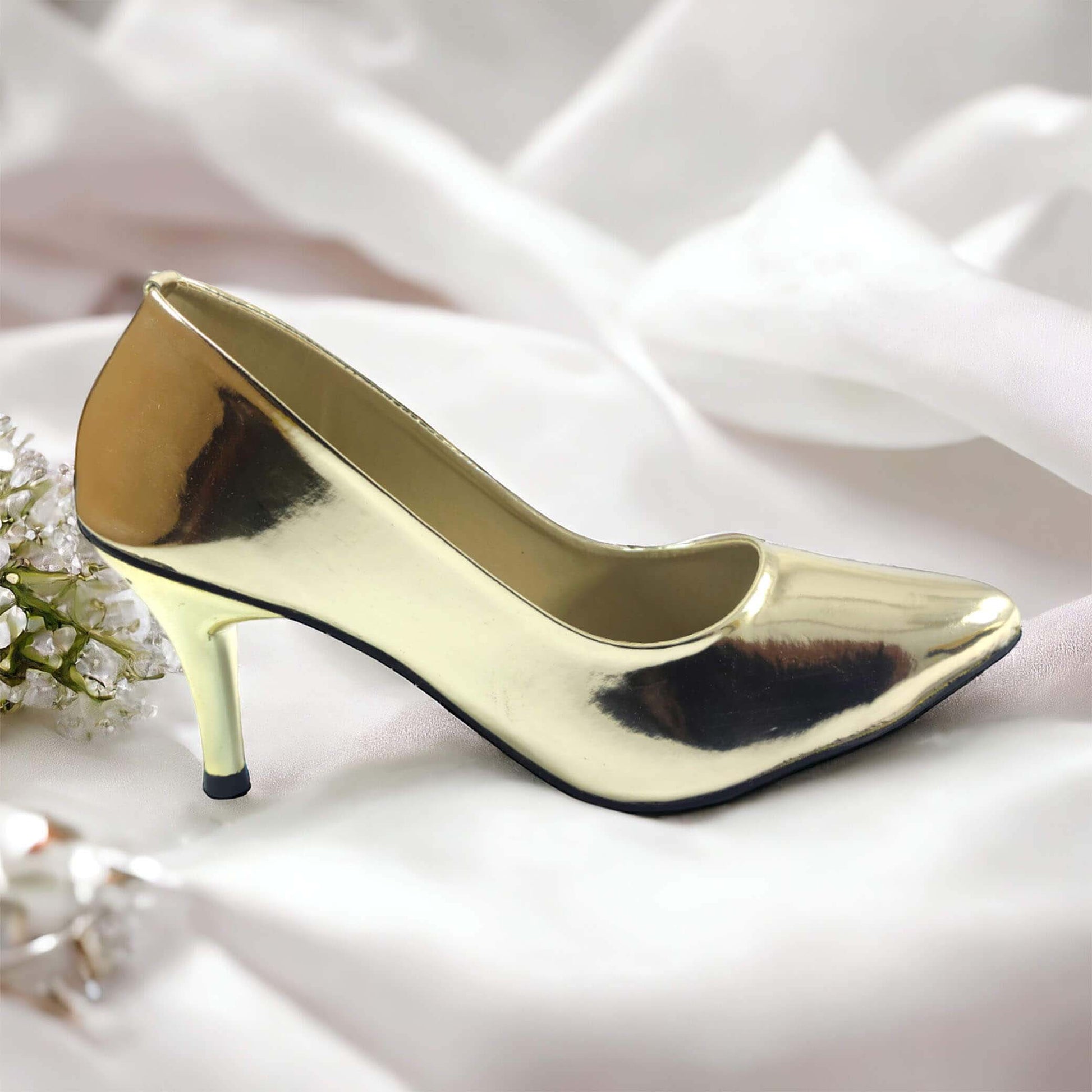 Golden Reflected Comfy Court Shoe PIU_29