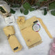 Light Yellow Saudi Niqab With Beads Set (HB-36)