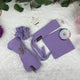Lilac Saudi Niqab Set (HB-7)