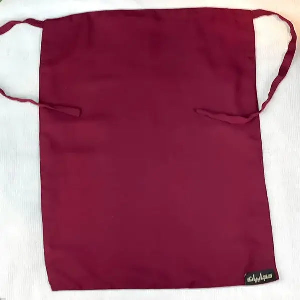 Mehroon Half Niqab HB-59 – Lightweight Double Georgette Modest Wear by Hijabiyana