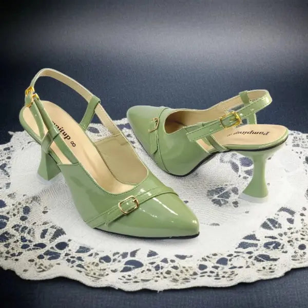Mint Gloss Heels Pump PIU_192