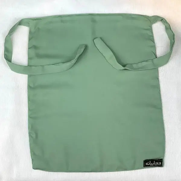 Mint Half Niqab HB-65 – Lightweight Double Georgette Modest Wear by Hijabiyana