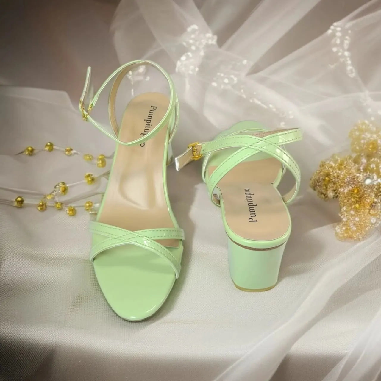 Mint Muse Block Heel Sandal PIU_174