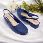 Navy Sleek Solace Slingback Block Heel PIU_211