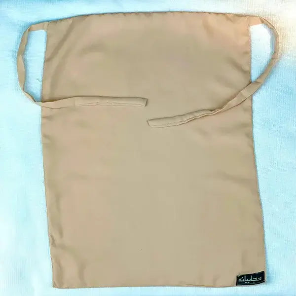 Nude Half Niqab HB-61 – Lightweight Double Georgette Modest Wear by Hijabiyana