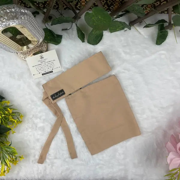 Nude Saudi Niqab HB-21 – Double Georgette Fabric by Hijabiyana By Pumpitup.pk