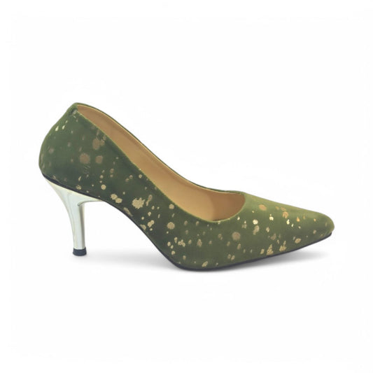 Pine Green Stiletto Heel Pump PIU_149