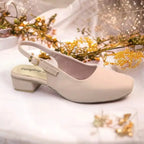 Pink Sleek Solace Slingback Block Heel PIU_210