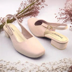 Pink Sleek Solace Slingback Block Heel PIU_210