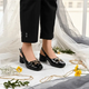 Raven Black Slingback Block Heel PIU_253