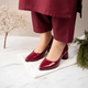 Red Midnight Gloss Block Heels PIU_233